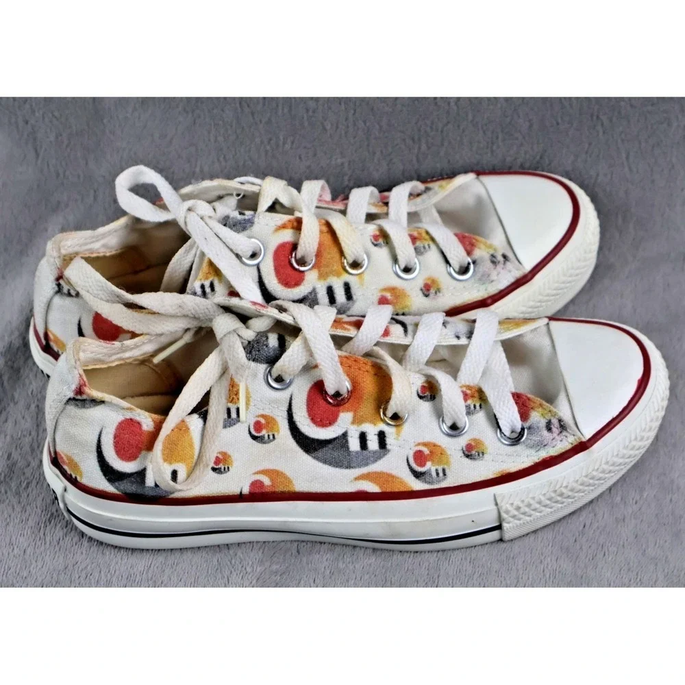 Converse Chuck Taylor All Star‎ Shoes Unisex Kids Size 3 White Canvas Sneakers